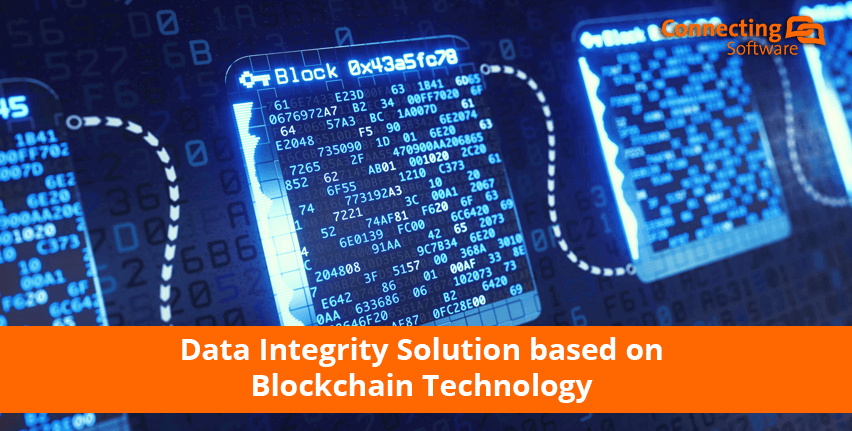 ensuring data integrity using blockchain technology